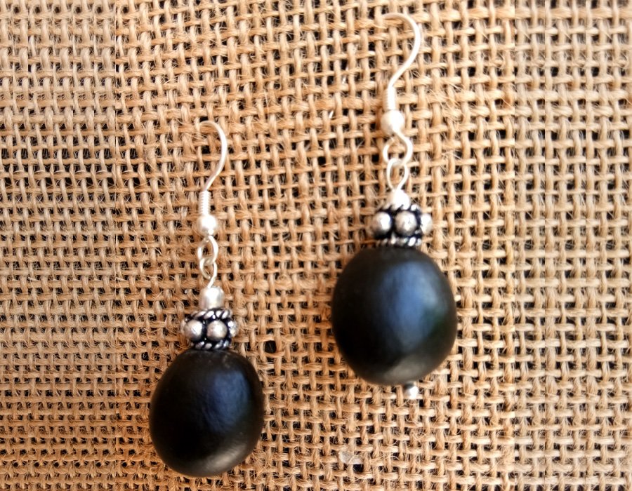 Dancing Dolls Handcrafted Organic Seed Earrings for Women